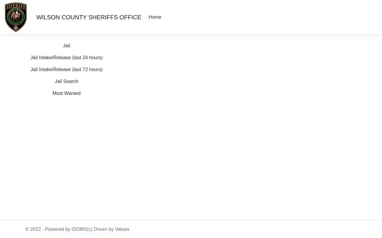 Wilson County 72-hour release portal navigation